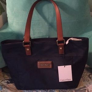 Calvin Klein Nylon Tote bag NWT
